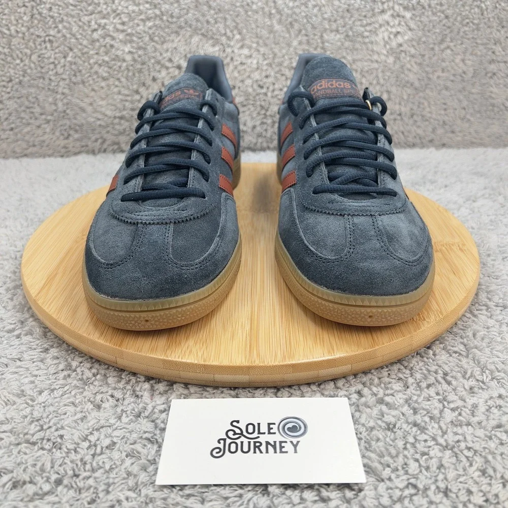 Adidas Handball Spezial Shoes Mens 12 Blue Gum Suede Leather Retro JH5436 - Picture 2 of 13